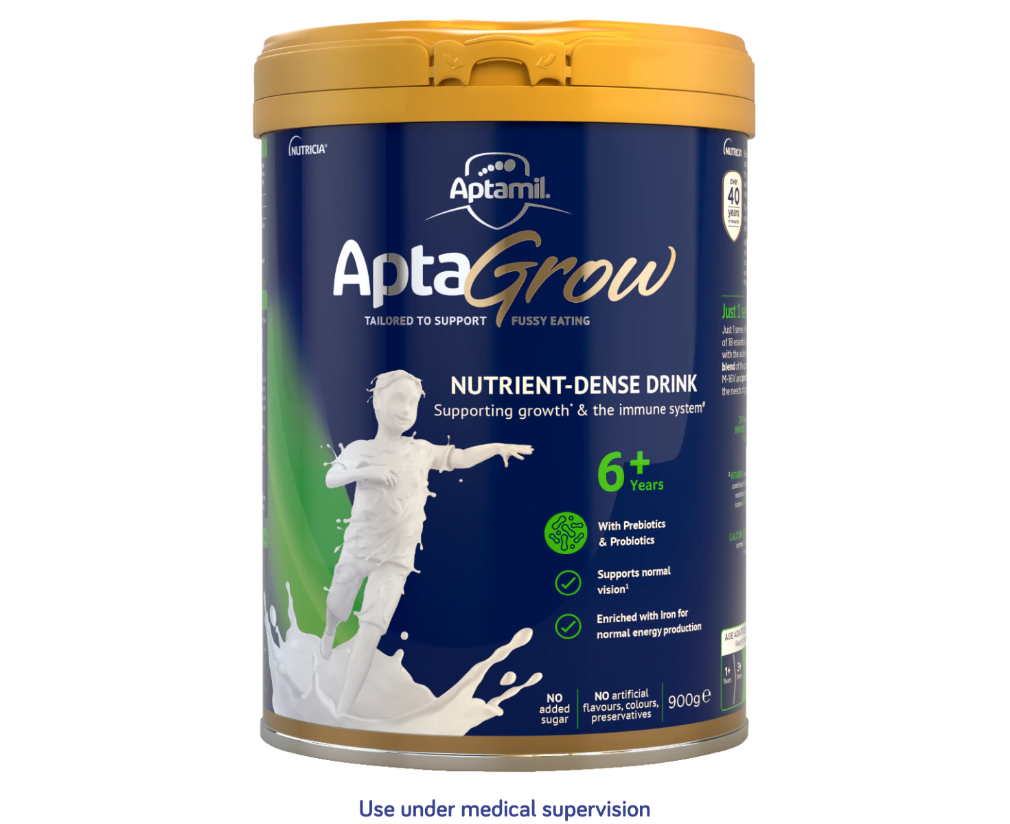 AptaGrow Nutrient-Dense Milk Drink From 6+ Years 900g