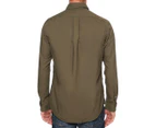 Polo Ralph Lauren Men's Long Sleeve Custom Fit Sport Shirt - Defender Green