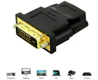 EZONEDEAL HDMI to DVI Converter HDMI Female to DVI-D 24+1 Male Adapter  Support 1080P, 3D for PS3 ,PS4 ,TV