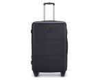 Komo Escape 3-Piece Hardcase Luggage/Suitcase Set - Black