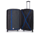 Komo Escape 3-Piece Hardcase Luggage/Suitcase Set - Black