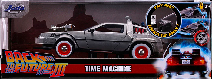 Back To The Future 3 1:24 Delorean Time Machine Die-Cast Model