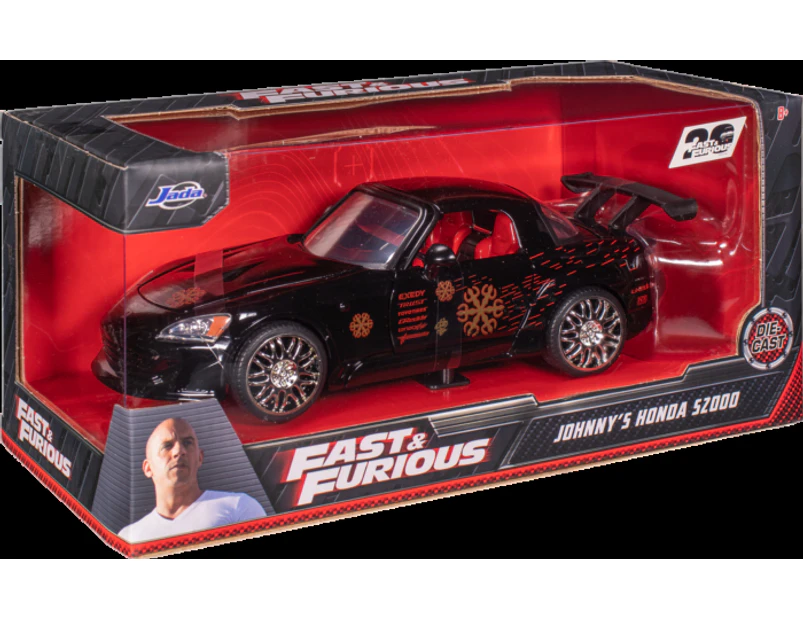 The Fast and the Furious - Johnny's 2000 Honda S2000 1/24th Scale Metals Die-Cast Vehicle Replica