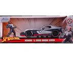Spider-Man - Venom with 2008 Dodge Viper SRT10 1/24th Scale Hollywood Rides Die-Cast Vehicle Replica