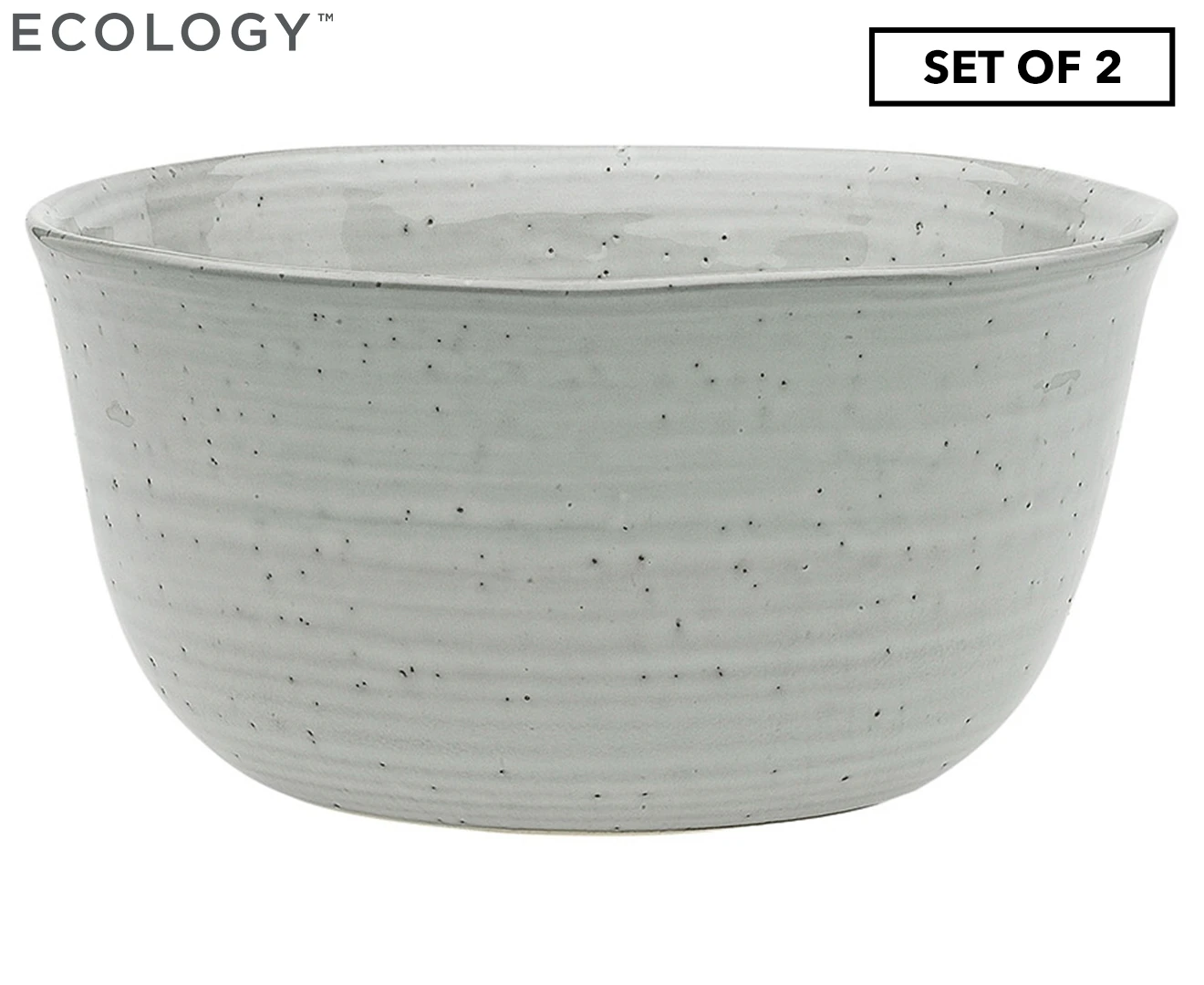 2 x Ecology 20cm Ottawa Laksa Bowl - Lichen