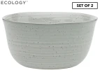 2 x Ecology 20cm Ottawa Laksa Bowl - Lichen