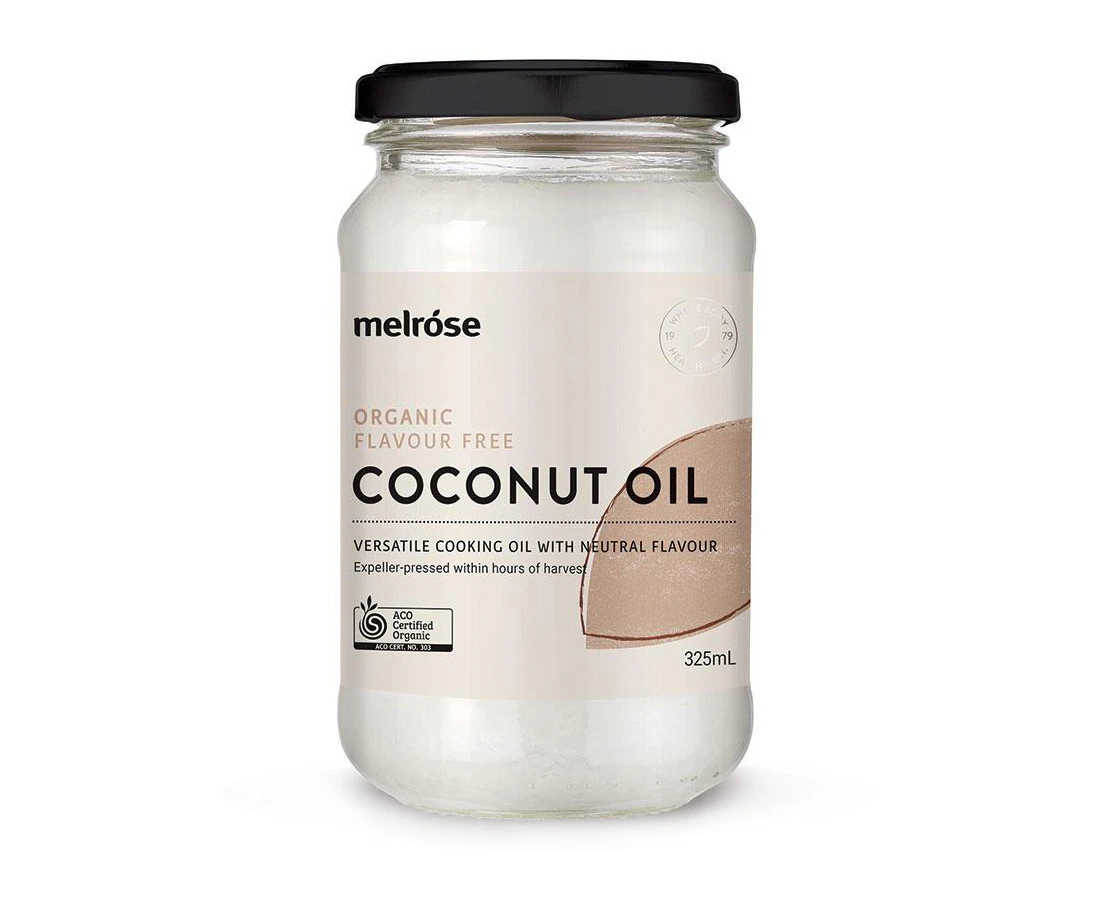 Melrose Organic Flavour Free Coconut Oil 325mL