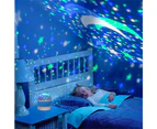 LED Star Galaxy Projector Night Light Starry Sky Party Rotating Kids Room Gift Purple