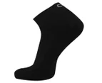 Calvin Klein Men's One Size Cotton Cushion Sole Low Cut Socks 3-Pack - Black
