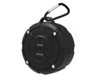 Waterproof Bluetooth Speaker Microphone - Black