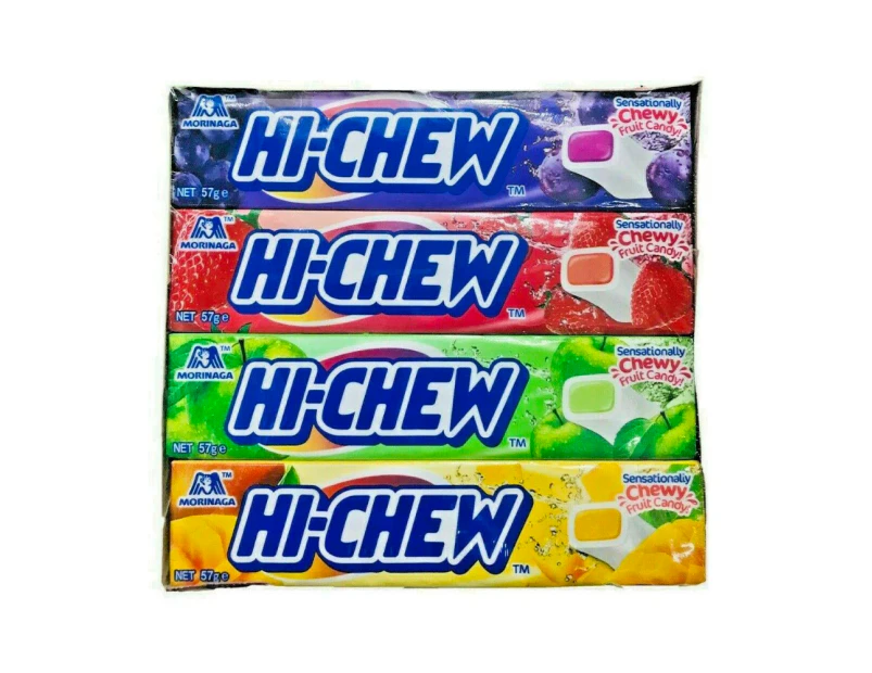 Morinaga Hi-Chew Fruit Candy Variety Pack 12 x 57g Sticks, 684g Total