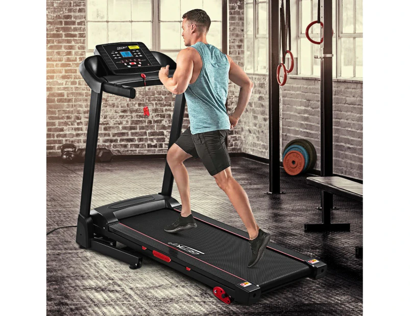 Genki 2.5HP Treadmill Foldable Running Walking Machine 3 Incline Shock Absorption Home Gym Equipment