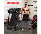 Genki 2.5HP Treadmill Foldable Running Walking Machine 3 Incline Shock Absorption Home Gym Equipment