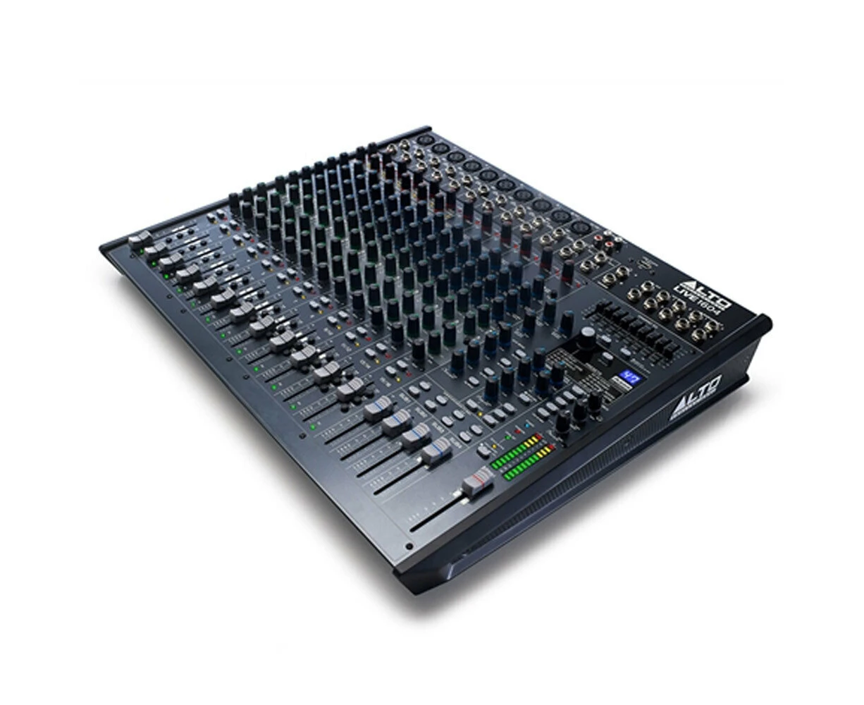 Alto Professional Live 1604 16-Channel/4-Bus Mixer w/ 100 Audio Effects/USB BLK