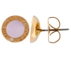 Marc Jacobs The Medallion Mother Of Pearl Earrings - Mother Of Pearl/Gold