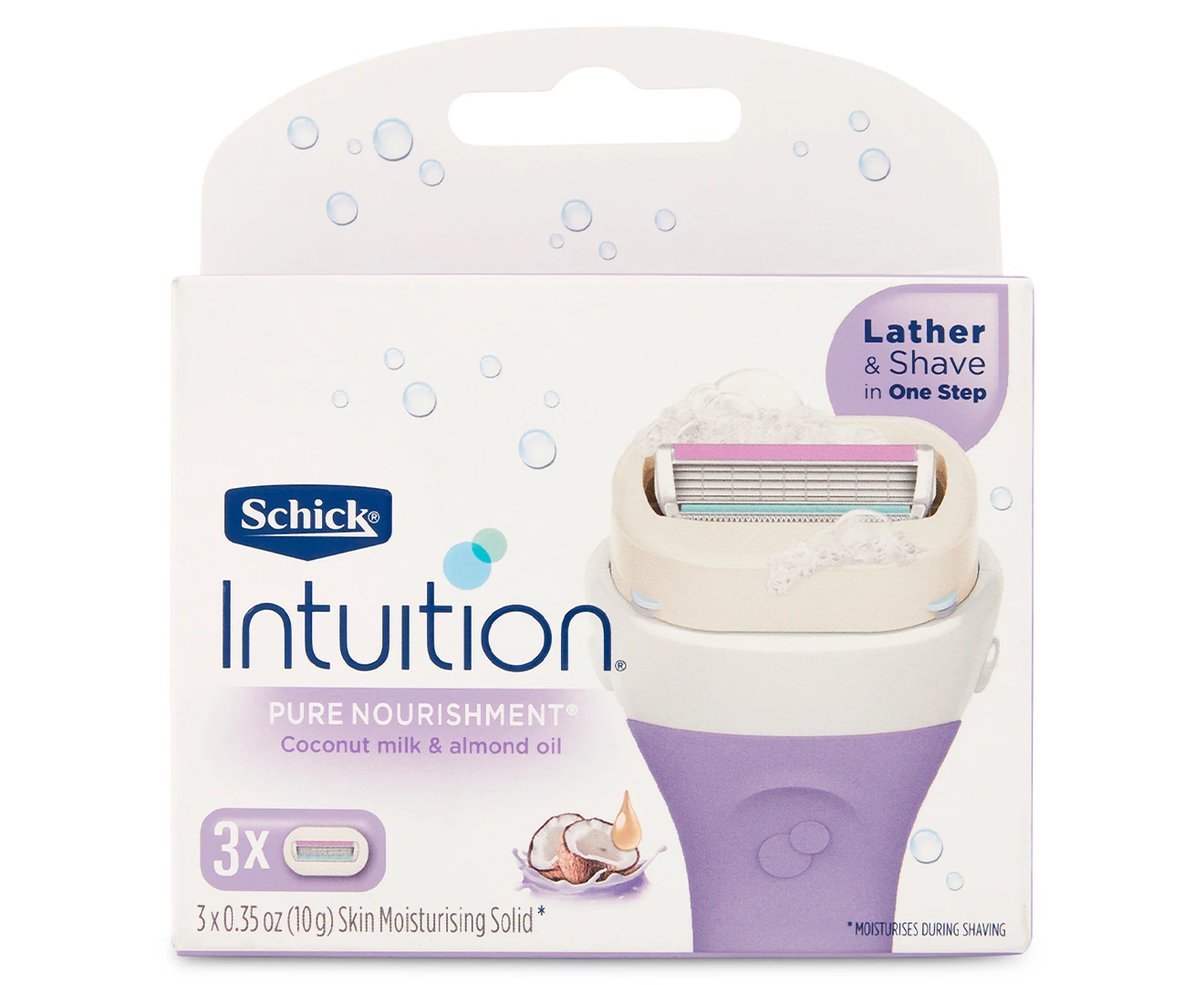 Schick 3 Pack Intuition Cartridges