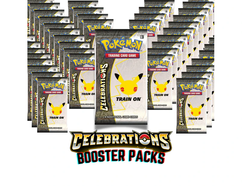 Pokemon Tcg Celebration Collection Booster Pack X36