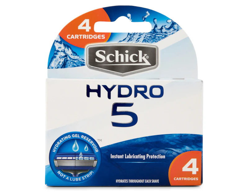 Schick Hydro 5 Refill Cartridges 4pk