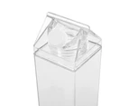 2x Boxsweden 1L Crystal Fridge Bottle Water/Juice Beverage Clear Storage w/ Lid