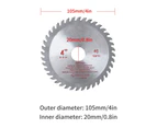 4'' SawBlade Disc for Angle Grinder 20mm Wood Cutting Discs Circular 40Teeth
