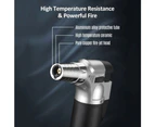 Butane Torch Adjustable Flame Multipurpose Industrial Torch Welding Refillable Kitchen Torch Lighter Solid Mental DIY Sliver