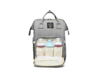 Maternity Large Capacity Travel Backpack with USB Charging Port - Wine