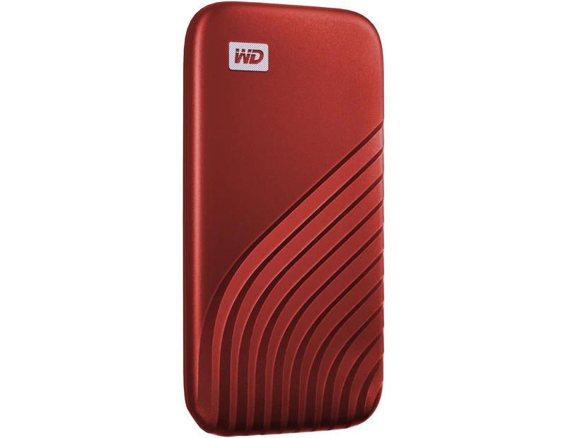 WD My Passport 1TB USB-C Portable SSD - Red