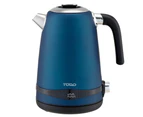 TODO 1.7L Stainless Steel Cordless Kettle Keep Warm Electric Led Water Jug - Blue