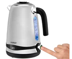 TODO 1.7L Stainless Steel Cordless Kettle Keep Warm Electric Led Water Jug - Silver