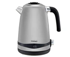 TODO 1.7L Stainless Steel Cordless Kettle Keep Warm Electric Led Water Jug - Silver