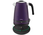 TODO 1.7L Stainless Steel Cordless Kettle Keep Warm Electric Led Water Jug - Purple