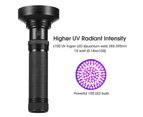 100 LED UV Torch Light Flashlight Lamp Ultraviolet Blacklight Aluminum