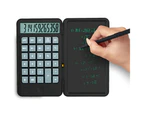 12 Digit Calculator with Portable LCD Writing Screen