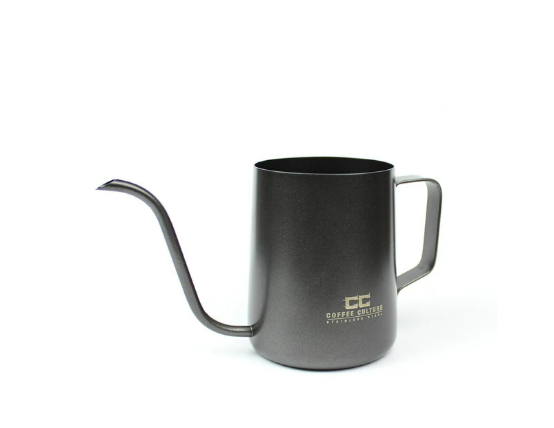 Black Stainless Steel Pour Over Coffee & Tea Goose Neck Spout 600ml Jug