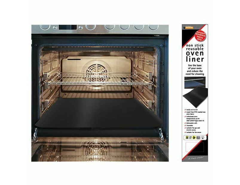 Oven Liner Mat Non Stick Guard Nonstick Baking Tray Reusable 40*50CM