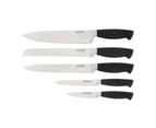 Stanley Rogers 6 Piece Quickdraw Knife Acacia Block Set Knives Stainless Steel