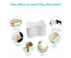 Memory Foam Leg Pillow Knee Sleeping Cushion Support Between Side