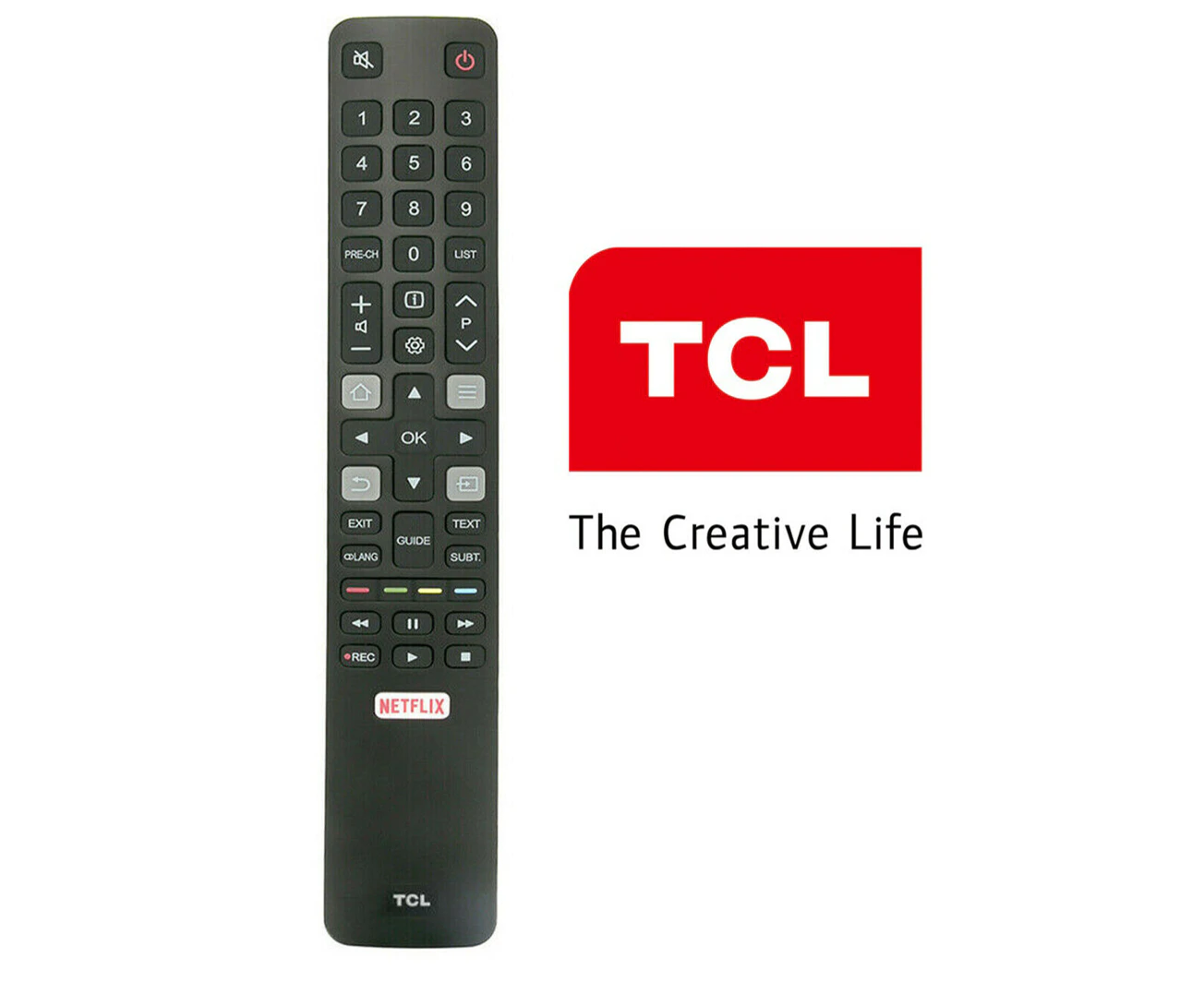 Compatible TCL TV Remote RC802N ARC802N YUI1 For 65C2US 75C2US 43P20US NETFLIX