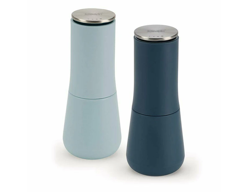 Joseph Joseph Milltop Non-Spill Salt & Pepper Set- Sky