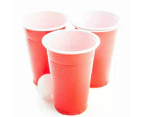Beer Pong Drinking Game Set Kit 24 Cups 3 Balls Party Pub BBQ