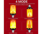 LED 4 Modes Flickering Flame Light Bulb