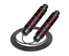 Advwin Jump Rope No-knot Skipping Rope with 15cm Memory Foam Handle Suitable for Workout Fitness Home Gym Office