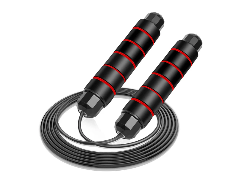 Advwin Jump Rope No-knot Skipping Rope with 15cm Memory Foam Handle Suitable for Workout Fitness Home Gym Office