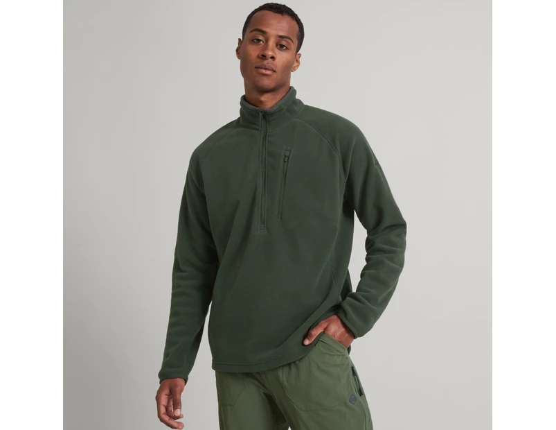 Green hot sale pullover jacket