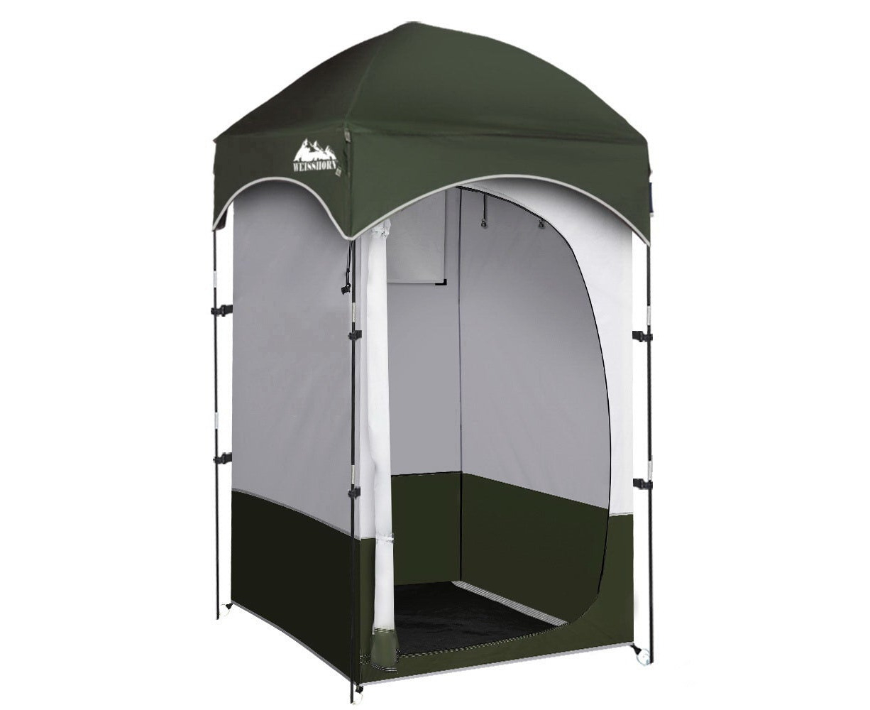 Camping shop change room