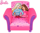 Barbie Upholstered Kids Arm Chair - Pink