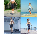 Advwin Jump Rope No-knot Skipping Rope with 15cm Memory Foam Handle Suitable for Workout Fitness Home Gym Office