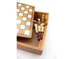 Chess - Wooden Classic Game - Travel Size Board Game
