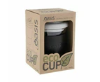Oasis Coffee Tea Borosilicate Glass Takeway Ecofriendly Mug Reusable 340ml Black