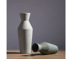 Luna Ribbed Ceramic Vase Sculpture Cloud